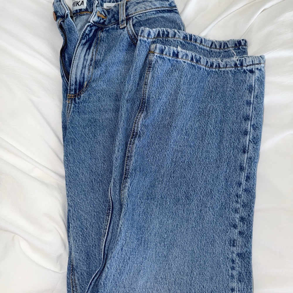 H&M Blue Straight Leg Jeans